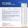 fitmass-nutrition-information